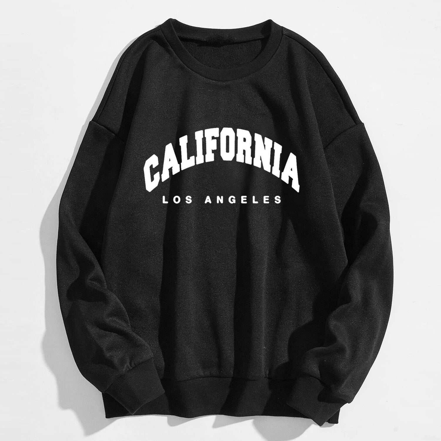 Long Sleeve Graphic California Letters Print