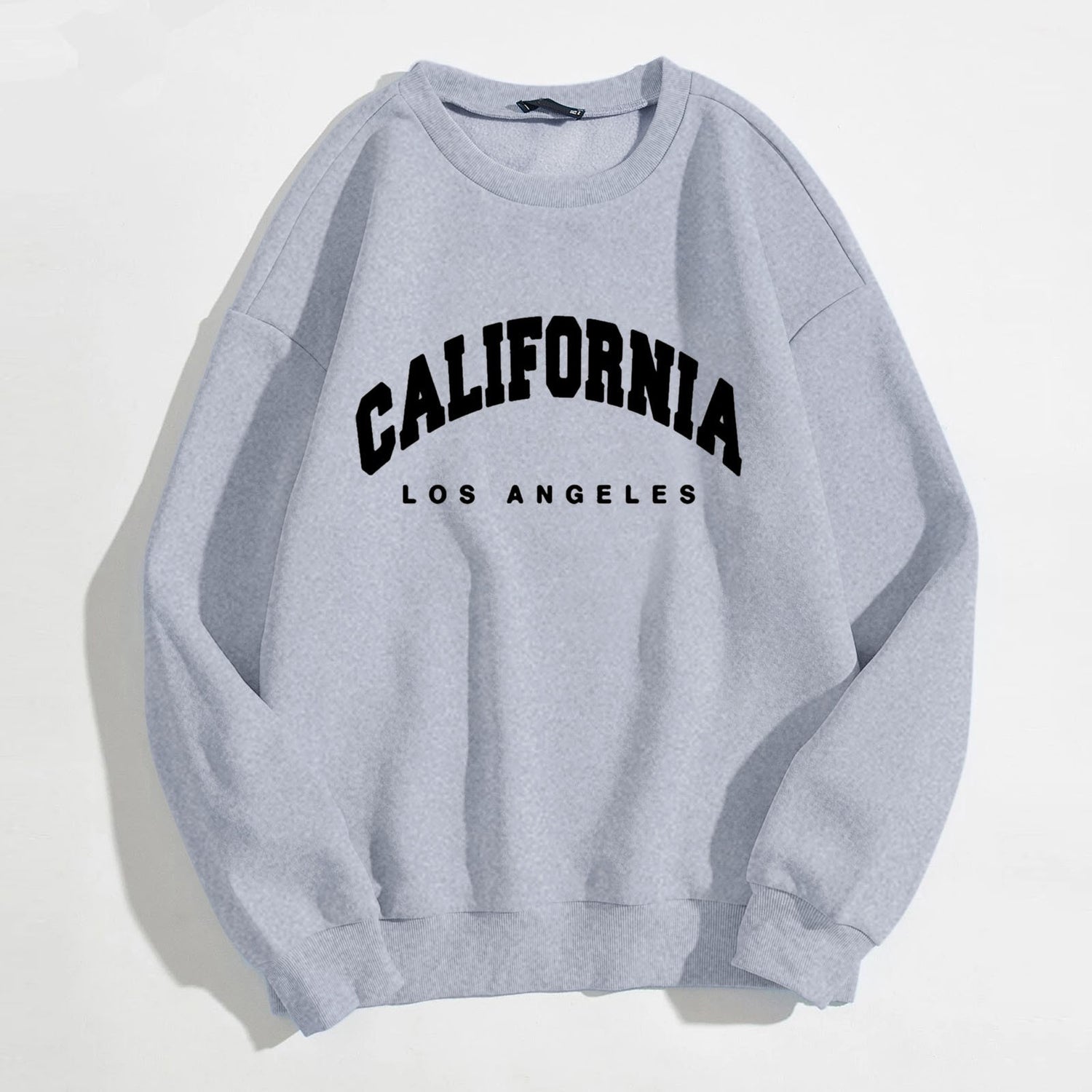 Long Sleeve Graphic California Letters Print