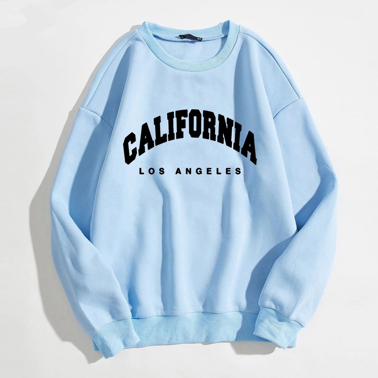 Long Sleeve Graphic California Letters Print